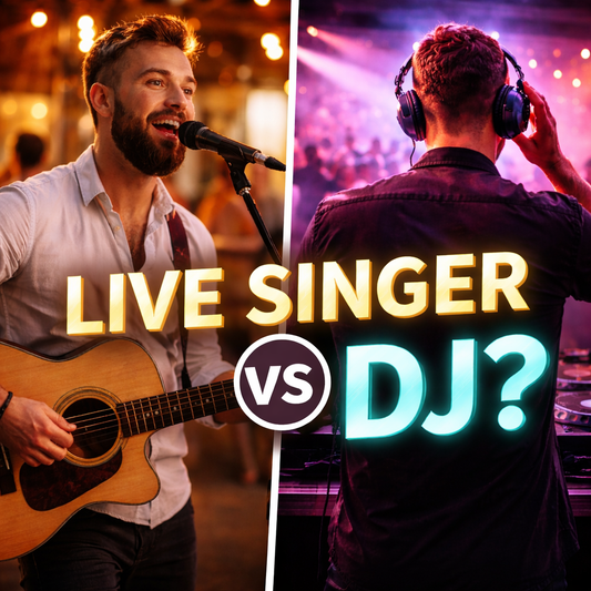 Live Singer vs DJ: What’s Best For Your Wedding Day?