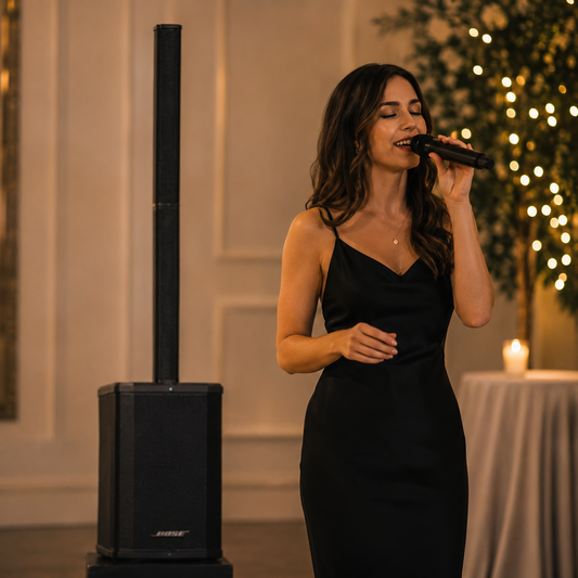 Our Top PA Systems for Wedding & Event Performers