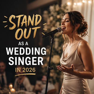 How to Stand Out As A Wedding Singer in 2026