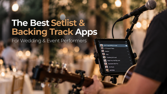 The best setlist & backing track apps for wedding and events singers